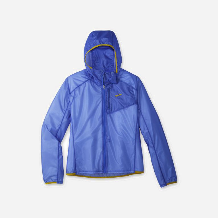 Brooks All Altitude Womens Weatherproof Running Jackets - Bluetiful/Golden Hour - Philippines (82591